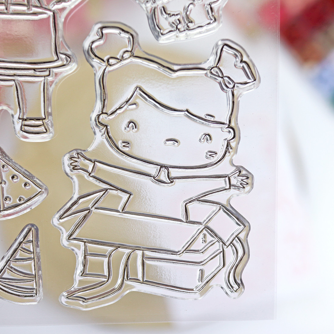 Sello con troquel Ohana de fiesta A5  4