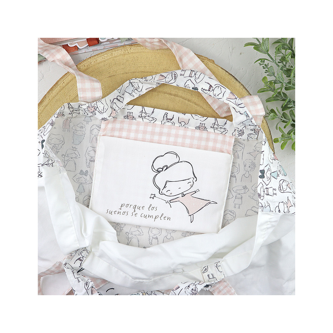 1Década 123 Coser! Bolsa de Bolso Tela Estampada | Alúa Cid 1