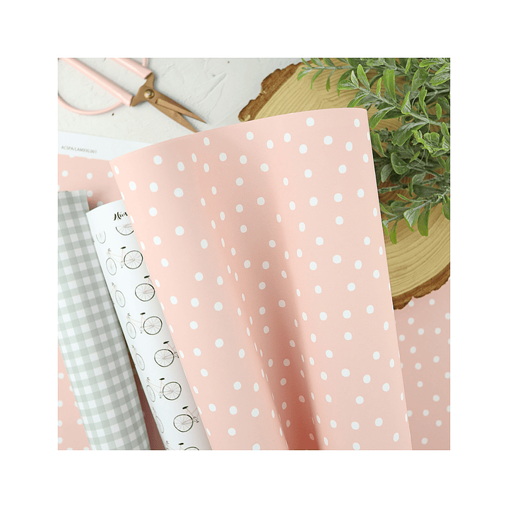 Papel laminado Topos Pastel XXL | Alúa Cid 1