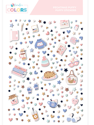 Pegatinas puffy SYL Enero y Febrero 2026