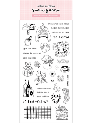 Sello Postales de Invierno