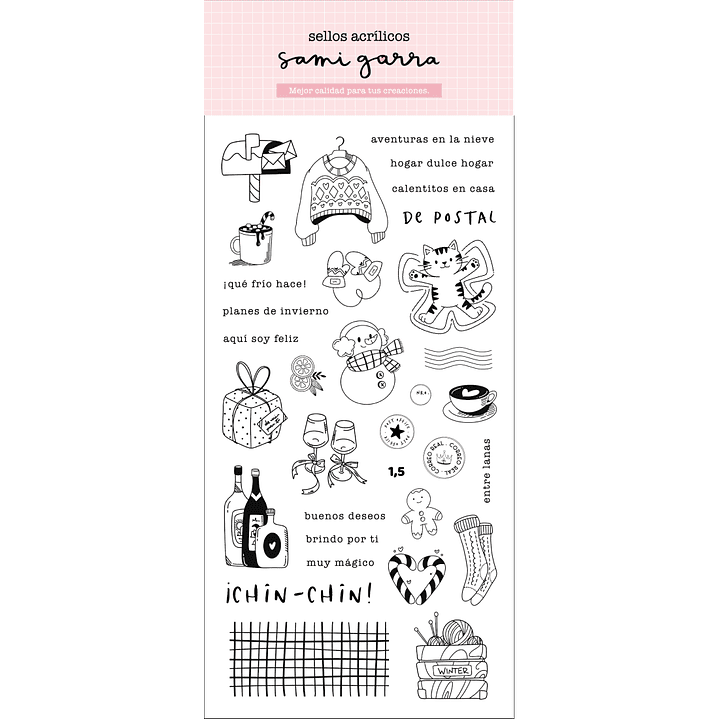 Sello Postales de Invierno 1