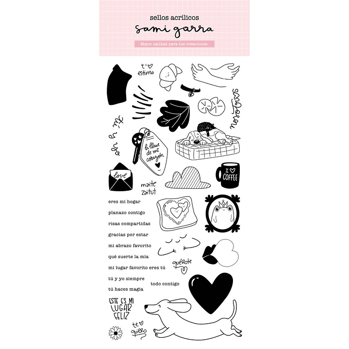 Sello Amor de Postal (amor y amistad) 9,9x20 - 36 piezas 1