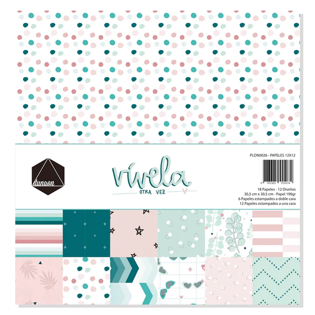 Papeles 12x12 Vívela otra vez 1