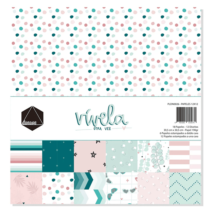 Papeles 12x12 Vívela otra vez 1
