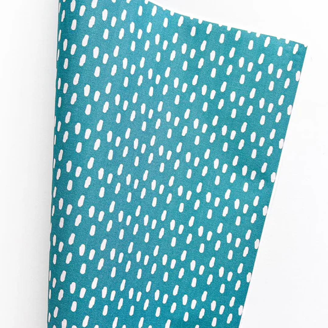 Tela de encuadernar Azul manchas 1