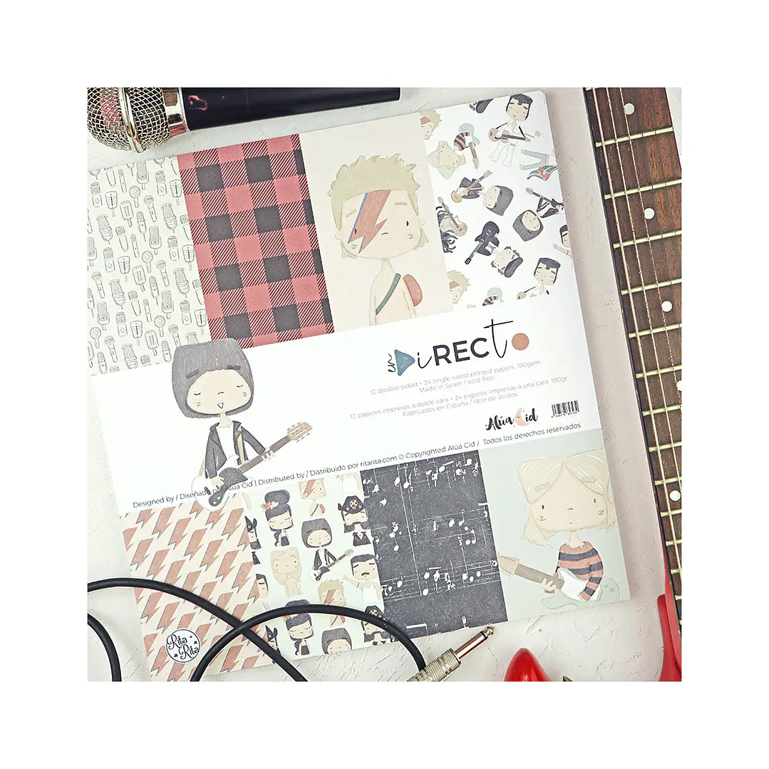 Bloc de papel En Directo 12x12