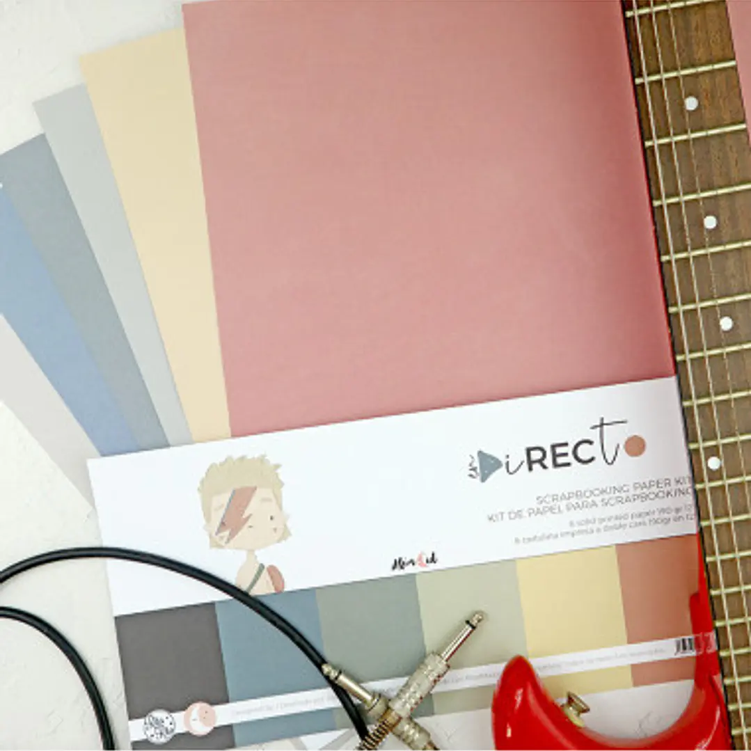 Kit de papeles sólidos En Directo | Diseño de Alúa Cid. 1