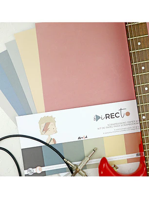 Kit de papeles sólidos En Directo | Diseño de Alúa Cid.