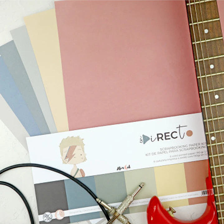 Kit de papeles sólidos En Directo | Diseño de Alúa Cid. 1
