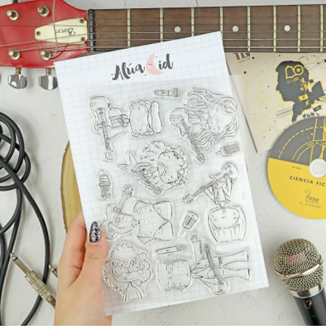 Set de sellos  En Directo | Alua Cid 1