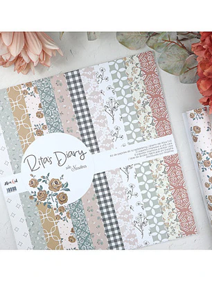 Kit de papeles coordinados Solo Nosotros | Colección Rita's Diary de Alúa Cid