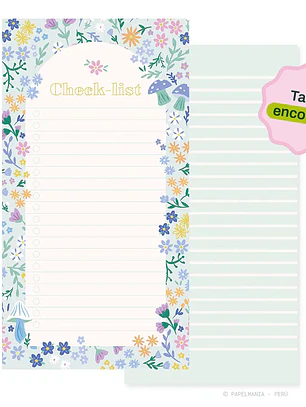 Taco Big Encolado - Check List Floral