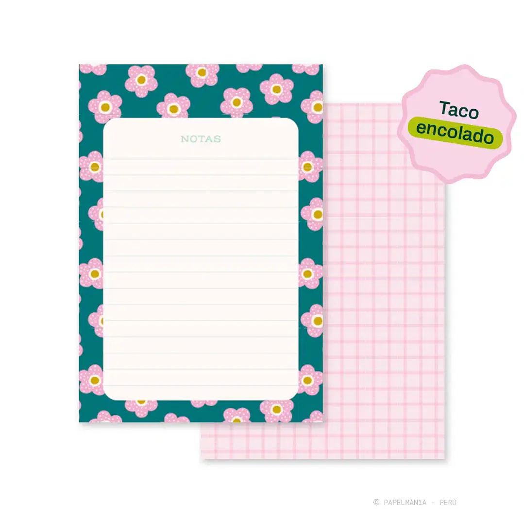 Taco Chiqui Encolado - Flores Notas 1