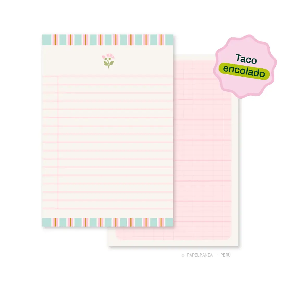 Taco Chiqui Encolado - Vintage Pastel 1