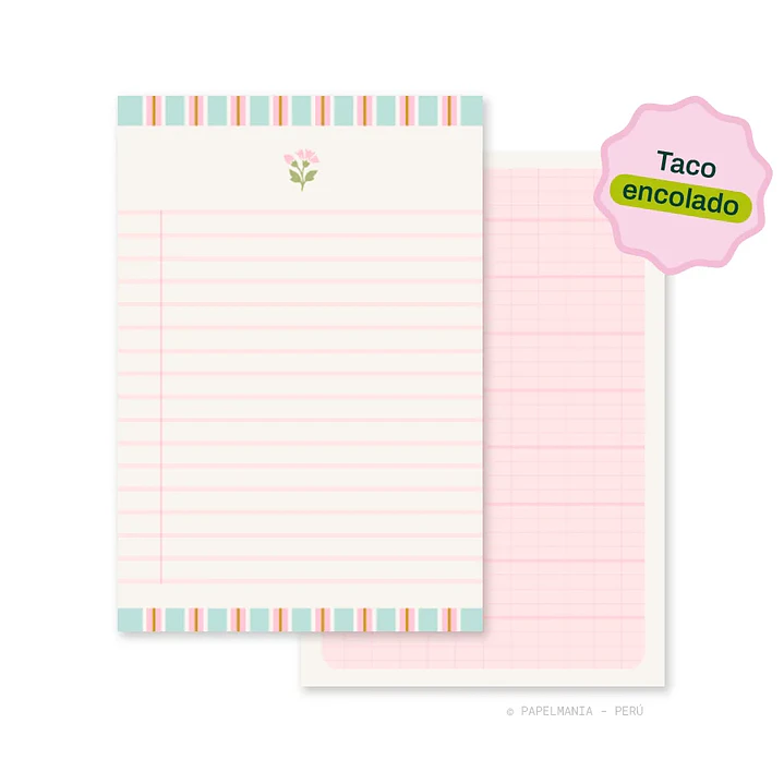 Taco Chiqui Encolado - Vintage Pastel 1