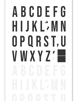 Sello Alfabeto patrones 1 Mintopía by Scrapbypat