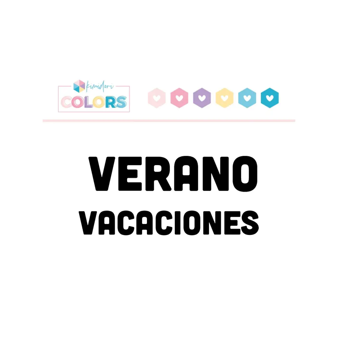 Mini sello Kimidori Colors Verano Vacaciones 1