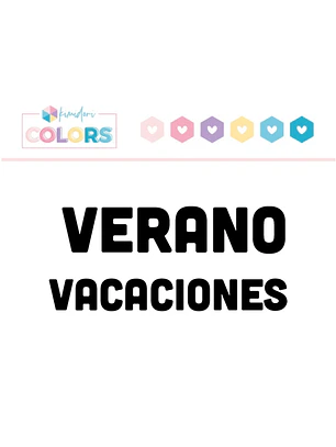 Mini sello Kimidori Colors Verano Vacaciones