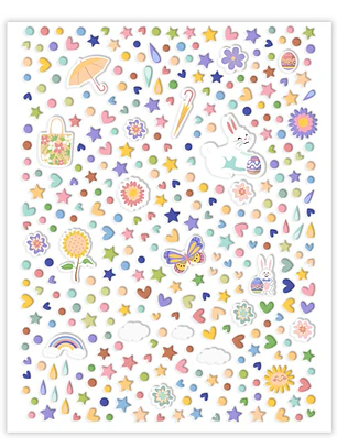 Pegatinas puffy SYL Marzo y Abril 2026