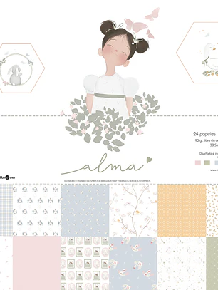 Colección Alma papeles scrapbooking