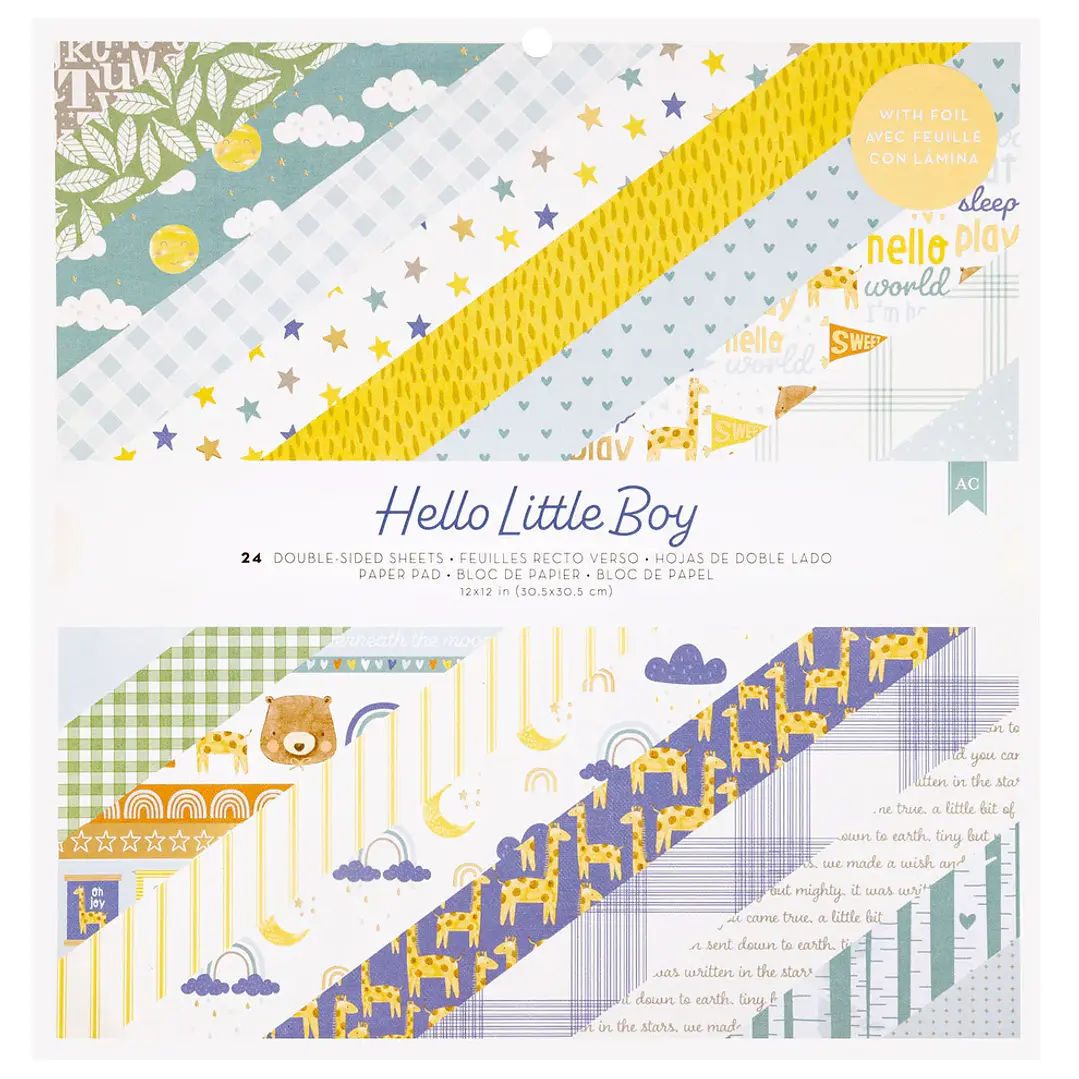 Hello Little Boy 12x12