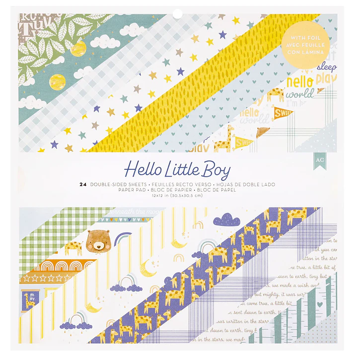Hello Little Boy 12x12