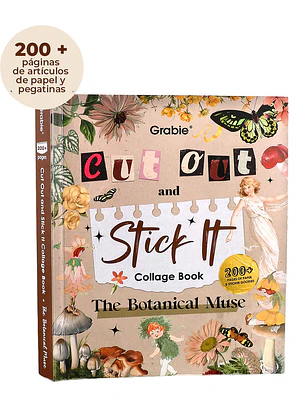 LIBRO DE ACTIVIDADES DE COLLAGE LA MUSA BOTÁNICA DE MÁS DE 200 PÁGINAS