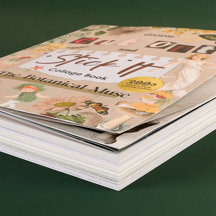 LIBRO DE ACTIVIDADES DE COLLAGE LA MUSA BOTÁNICA DE MÁS DE 200 PÁGINAS 3