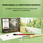 LIBRO PARA COLOREAR DE ACUARELA CON TEMÁTICA BOSQUE (15 HOJAS 300 GSM) - Miniatura 3