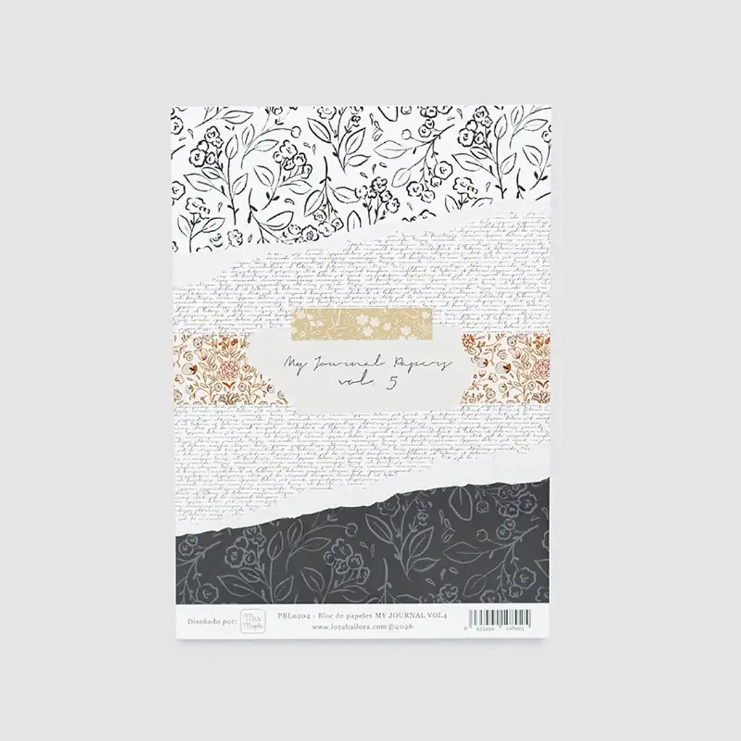 BLOC DE PAPELES A4 MY JOURNAL VOL 5. 1