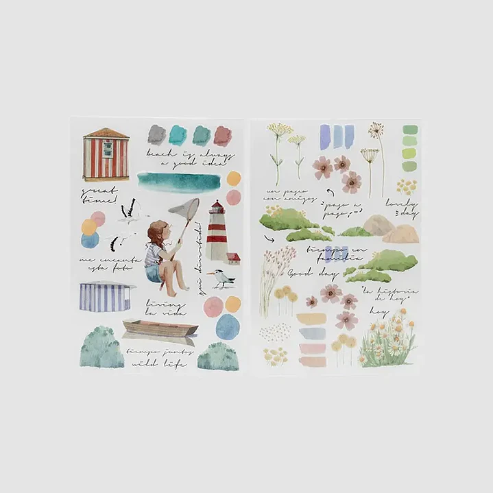 Rub-ons Wild Life My Journal Lora Bailora 3