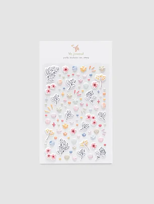 Puffy stickers My Journal Lora Bailora