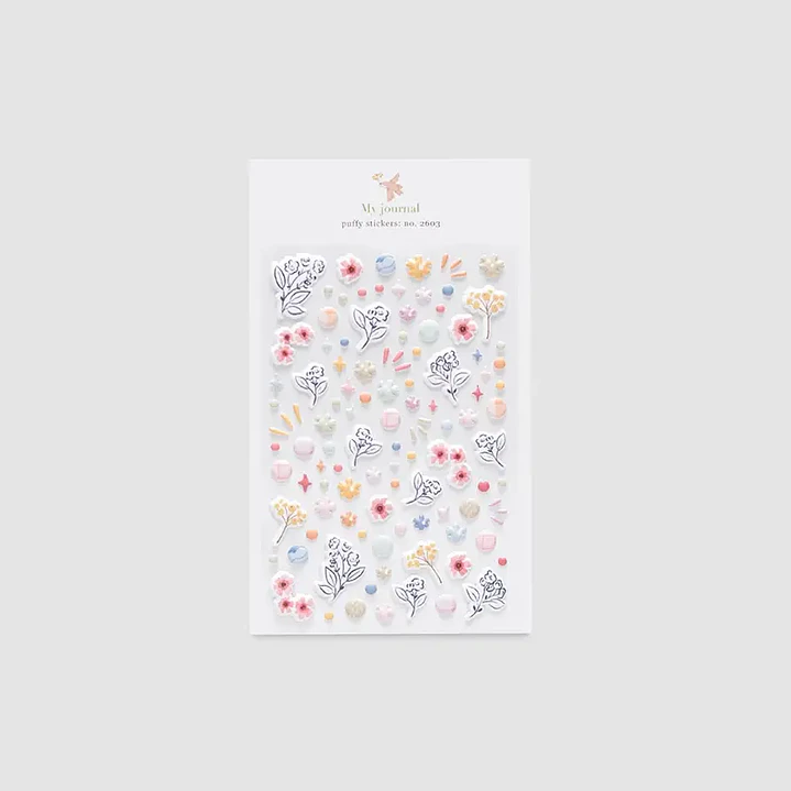 Puffy stickers My Journal Lora Bailora 1