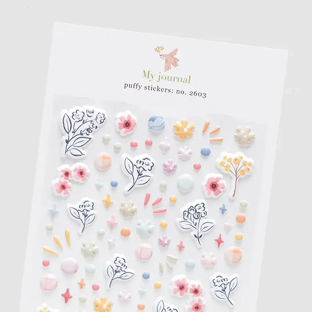 Puffy stickers My Journal Lora Bailora 2