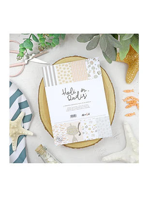 Bloc de papel Holidadis de 15 x 20 cm | Diseño de Alúa Cid