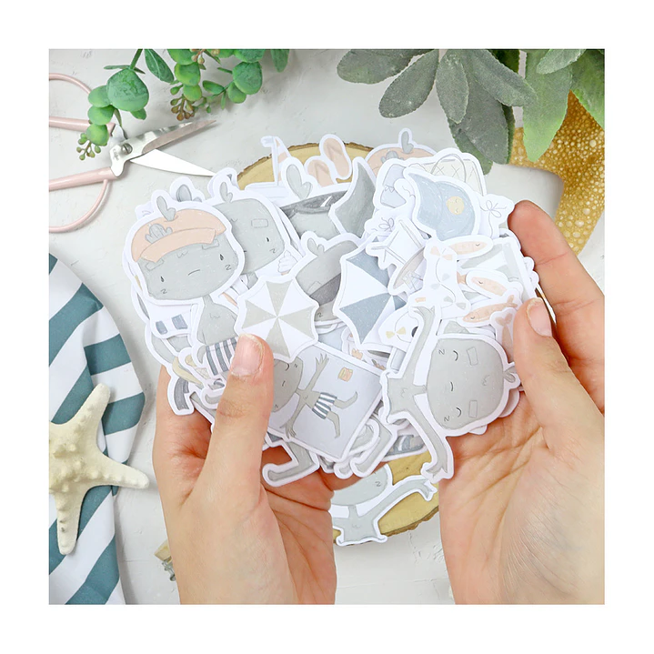 Set de Diecuts Holidadis Ilustrations | Alúa Cid 1