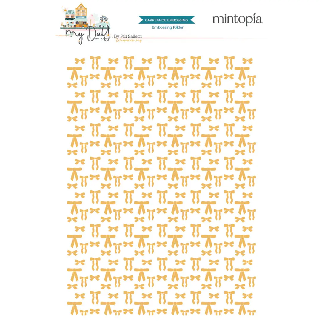 Carpeta de embossing Lacitos My day en la city de Mintopía 1