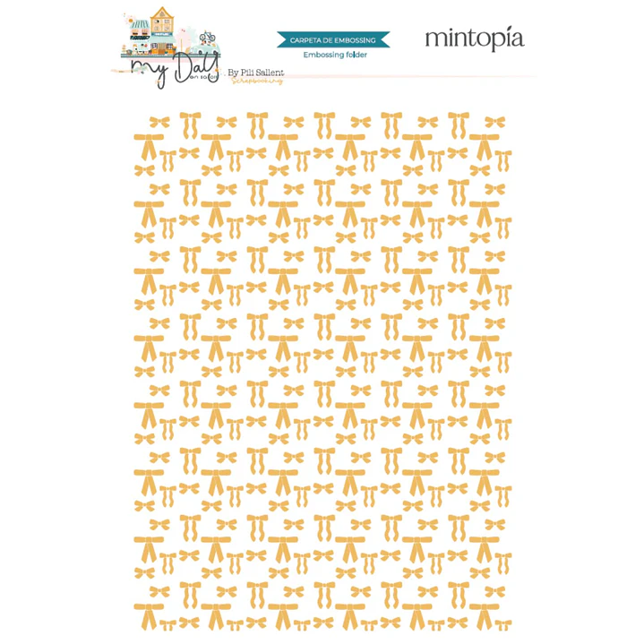 Carpeta de embossing Lacitos My day en la city de Mintopía 1