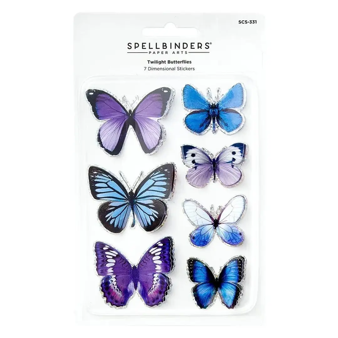 Pegatinas de mariposas del crepúsculo 1