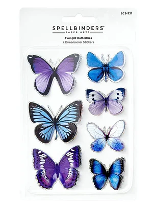 Pegatinas de mariposas del crepúsculo