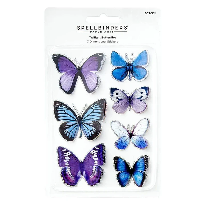 Pegatinas de mariposas del crepúsculo 1