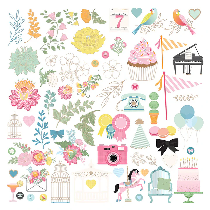 Diecuts en cartulina Jubilee de Rosie's Studio 1