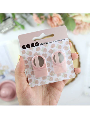 Imán de repuesto rosa para CocoStamp