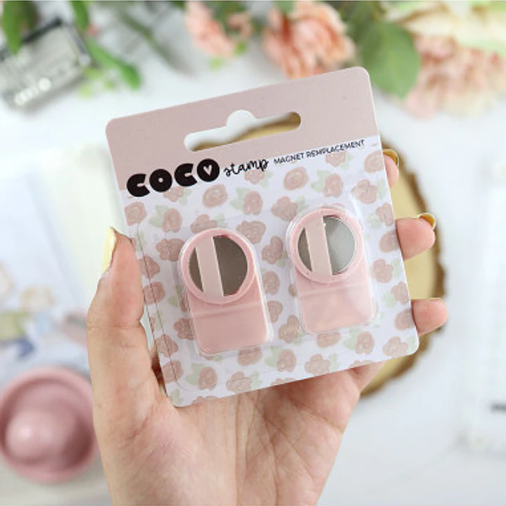 Imán de repuesto rosa para CocoStamp 1