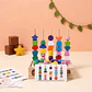 Didactico formas madera columnas secuencias - Miniatura 2
