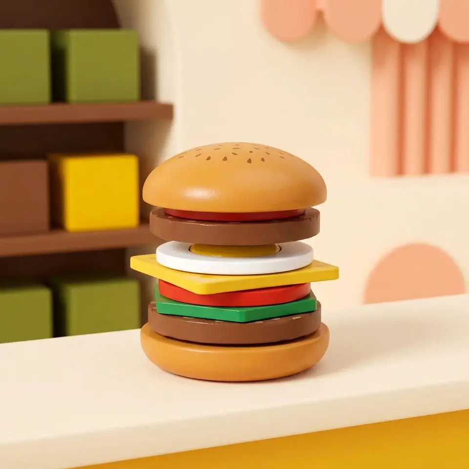 Juego didactico Sandwich Hamburguesa 2