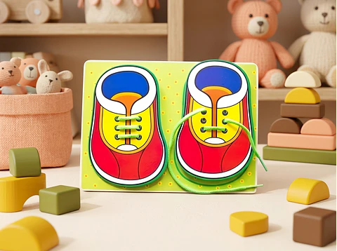 Amarrar Cordones Madera