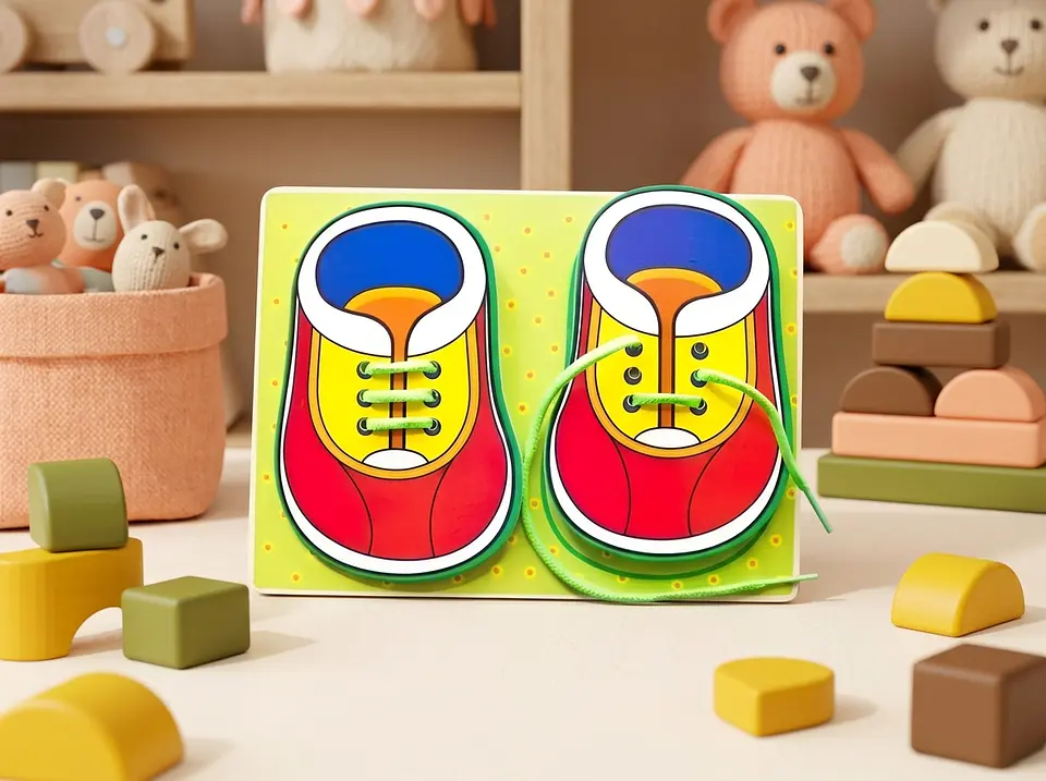 Amarrar Cordones Madera 1