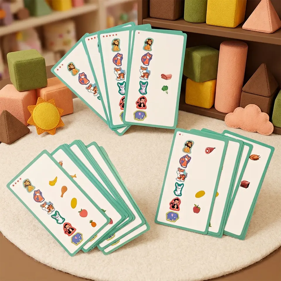 Fun Walk tablero deslizable Animales + tarjetas 4
